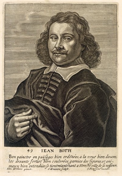 Portret van Jan Both, gegraveerd door Johannes Meyssens (1612-70) door Conrad Waumans